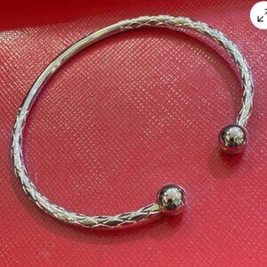 west indian Silver plated bangles , 12.2 grams. 7.5 Inch Wrist
